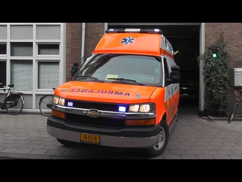 [Archief] Compilatie 13-115 GGD Chevrolet Ambulance met Spoed onderweg in Amsterdam naar meldingen