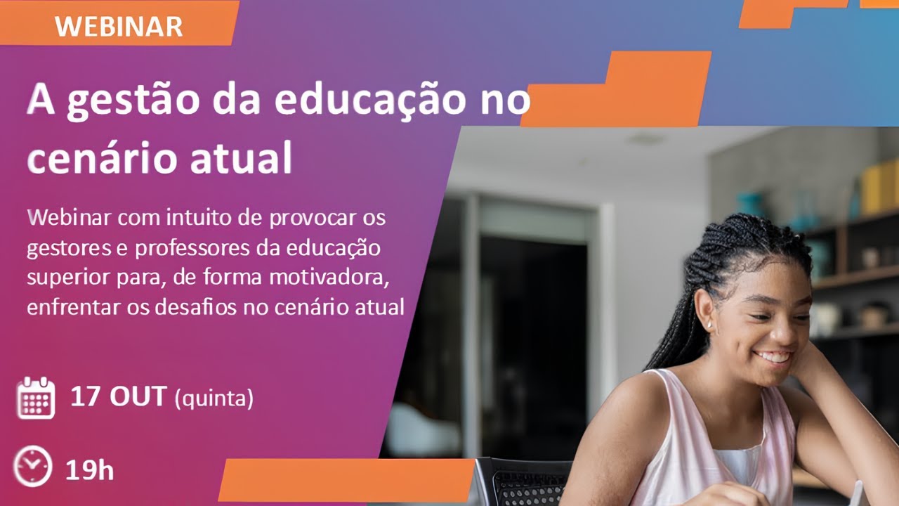 Webinar: Gestão da educação no cenário atual