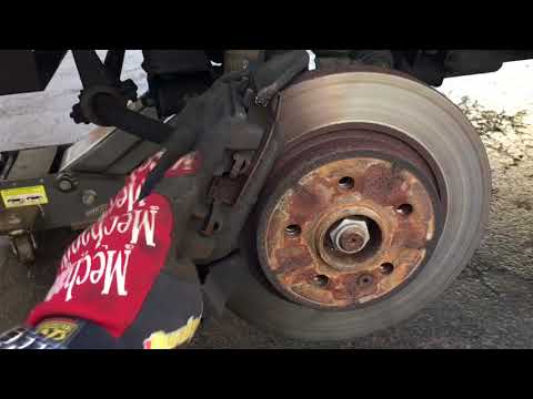 ML320 Mercedes Benz How to Replace Front Brake Pads and Rotors Part 1 of 2