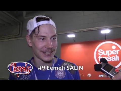Eemeli Salin voitetun Superfinaalin jälkeen