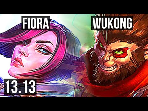 FIORA vs WUKONG (TOP) | 67% winrate, 4/0/1 | EUW Master | 13.13