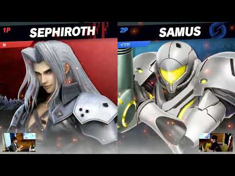 G.G.Smash22 WF - 枝 (セフィロス) vs いわや (サムス) スマブラSP オフ大会 - Sephiroth Samus