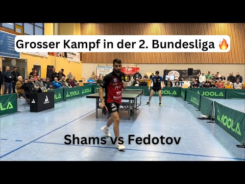 Navid Shams vs Petr Fedotov - 2. Tischtennis Bundesliga