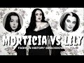 Morticia Addams Vs Lily Munster A Fashion History Smackdown By Gertie Of Charm Patterns