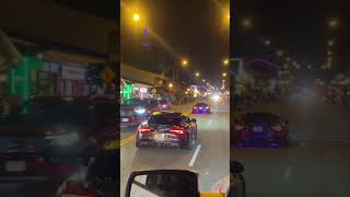 Clique Subaru BRZ Shuts Down City Strip 🌃⚠️ - #shorts