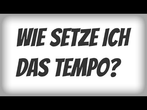 Vlog: Wie setze ich das Tempo?