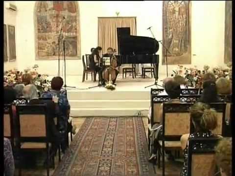 Edgar Hovhannisyan - Sonata-Epytaph for cello and piano  2,3mvt .wmv