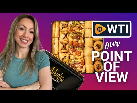 Mughe Gourmet Luxury Baklava Pastry Gift Box - Fresh Turkish Pistachio Baklawa Halal Snack Sweets - 1.65lbs/750g/52pc - Perfect for Birthday - WTI product video review