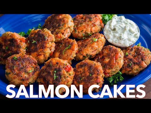 How To Make Salmon Cakes Recipe - Quick and Easy Salmon Patties Video