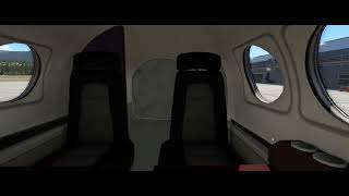 KSFO-KTVL Default King Air C90 (X-Plane 12)