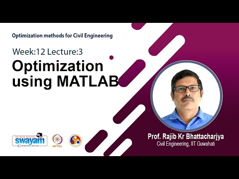 Optimization methods for Civil engineering Intro Video