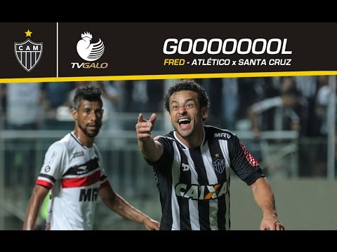 30/07/2016 Gol Fred (2x0) - Atlético 3 x 0 Santa Cruz
