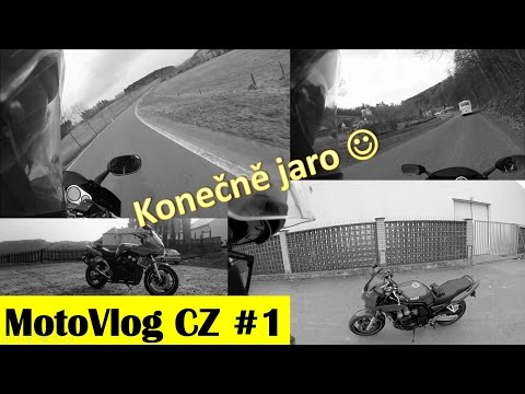MotoVlogCZ #1 - představení / pokuta / štěrk na silnicích / hrad Svojanov