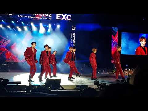 190119 EXO “엑소 (Love Shot)” - SMTOWN Special Stage in SANTIAGO 2019. [HD]