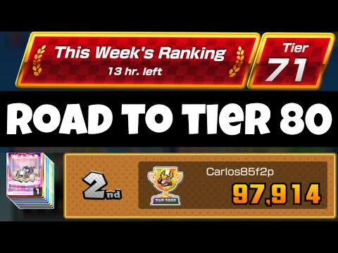 ROAD TO TIER 80 | F2P Ranked MARIO TOUR [Week 1]