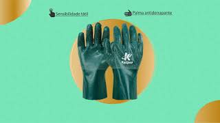 LUVA NITRILI-KA PREMIUM 🧤🙋‍♀️👍
Luva de segurança confeccionada em algodão, revestimento total na 