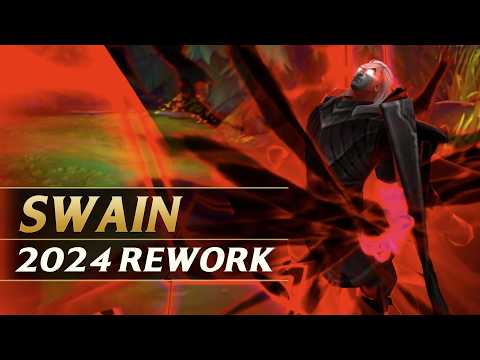 SWAIN 2024 REWORK GAMEPLAY - League of Legends