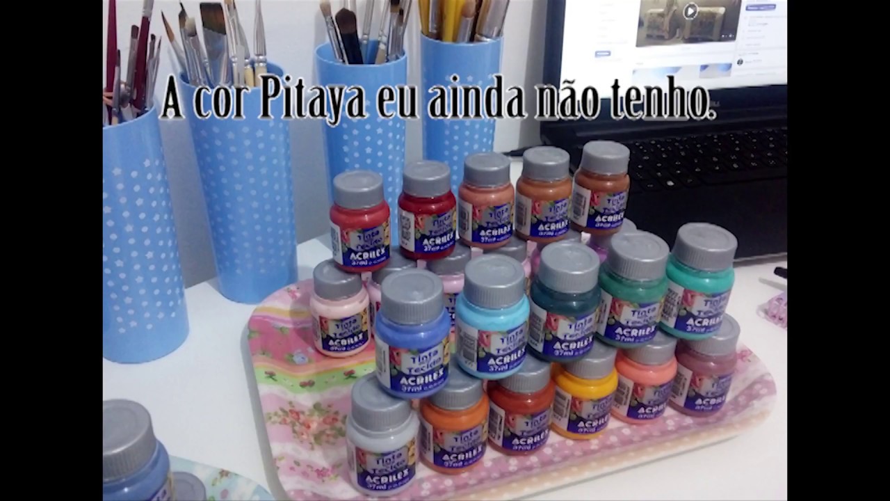 Watch Now NOVAS CORES ACRILEX - PINTURA EM TECIDO NOVAS CORES ACRILEX - PINTURA EM TECIDO