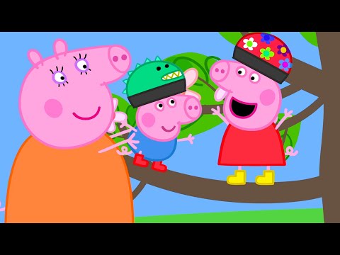 Capa de Peppa sobe em uma árvore | Peppa Pig Portuguese Brazil Episódios completos