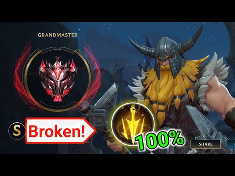 Wild Rift Olaf | BETTER THAN 100% | Grandmaster Gameplay | Lethal Tempo Is Insane On Olaf! S5