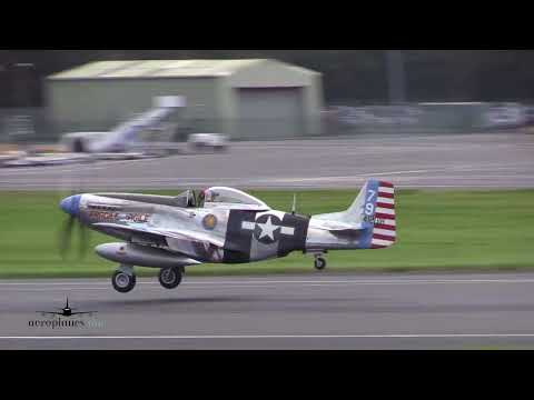 P-51 Mustang's arrive at Prestwick