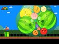 Mario Vs Suika Fruits Evolution In Giant SLIME