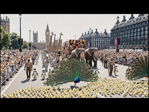 LONDON REAL ANIMALS PARADE 2026 | Wildest Street Show in Central London (FULL PARADE • 4K HDR) 