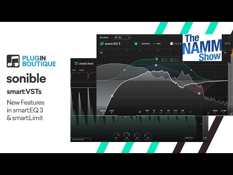 New Features from Sonible's smart:Limit & smart:EQ 3 at NAMM 2022!