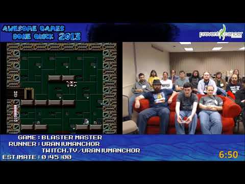 Blaster Master (Warpless) by UraniumAnchor in 44:38 - AGDQ 2013