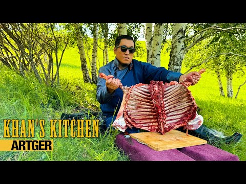 MUTTON ROLL for the KING! Mongolian Lamb Roll! | Khan's Kitchen