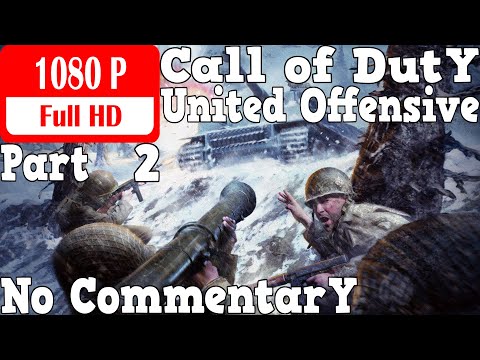 Call of Duty United Offensive - Gameplay Walkthrough Part 2 - Crossroads