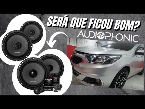 KIT 2 VIAS CLUB/ COAXIAL CB650 AUDIOPHONIC - SOM DE QUALIDADE/MANTA ACÚSTICA/MODULO TARAMPS - COBALT