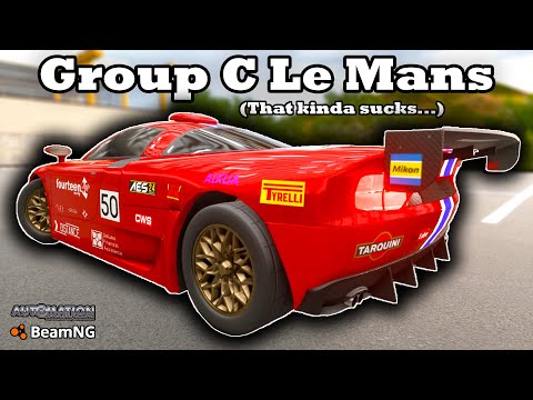 I Made a Group C Le Mans Car, That Kinda Sucks... | Automation Game & BeamNG.drive