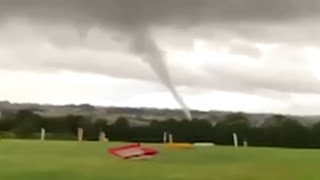 video: Watch: Tornado hits Northampton causing minor damage