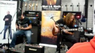 Devildriver (guitarists) Resurrection blvd  at guitar clinic west LA