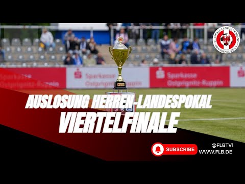 Auslosung Viertelfinale im Herren-Landespokal Brandenburg