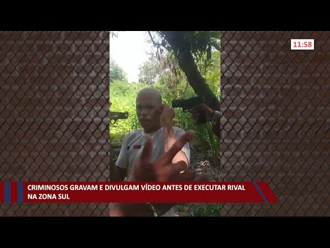 Criminosos gravam vídeo antes de executar rival na zona sul de Teresina 09 03 2021