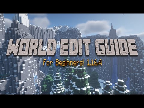Minecraft: World Edit Tutorial for Beginners - 1.18 - How to terraform