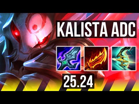 KALISTA & Pantheon vs ASHE & Pyke (ADC) | KR Master | 25.24