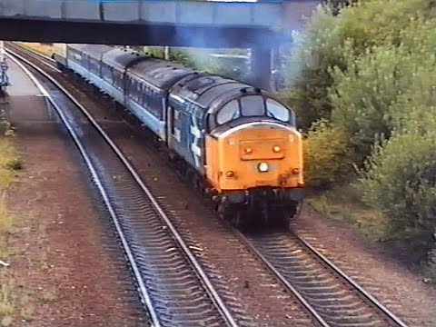 Class 37 Locomotives in Action: North Wales Coast Line at Shotton