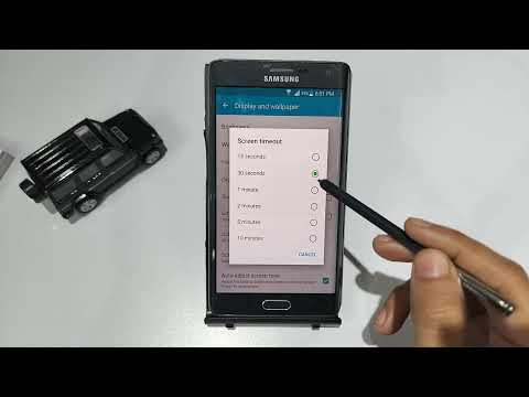 Samsung galaxy note Increase Screen Timeout | how to Increase Screen Timeout in samsung galaxy note