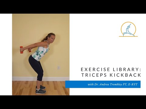 Exercise Library: Triceps Kickbacks with Hip Hinge