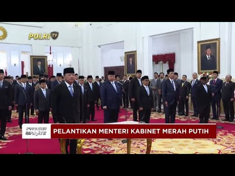 PRESISI UPDATE : LIVE - PELANTIKAN MENTERI KABINET MERAH PUTIH 21/10/2024