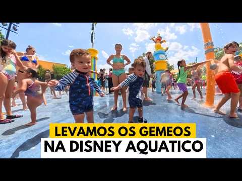 Levei os Gemeos na Disney Parque Aquatico Sea World Orlando