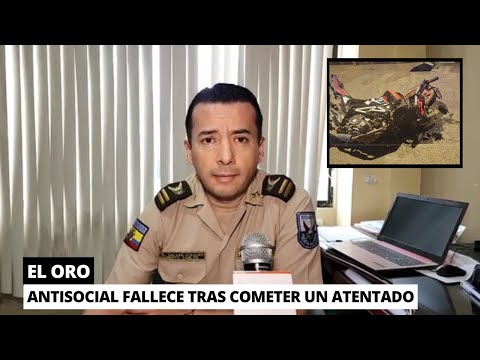 Antisocial fallece en accidente tras atentar contra una vivienda en El Oro