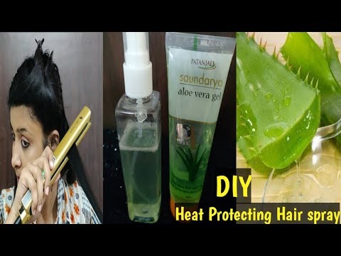Heat Protection Hair Spray |Before Ironing and blow...