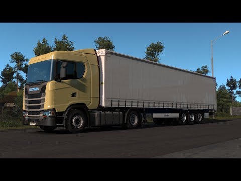 ETS 2 1.33 - Beyond The Baltic Sea DLC - SCANIA S370 - Trip: Luga - Saint Petersburg