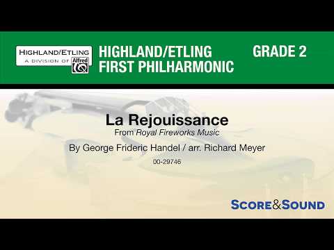 La Rejouissance, arr. Richard Meyer – Score & Sound