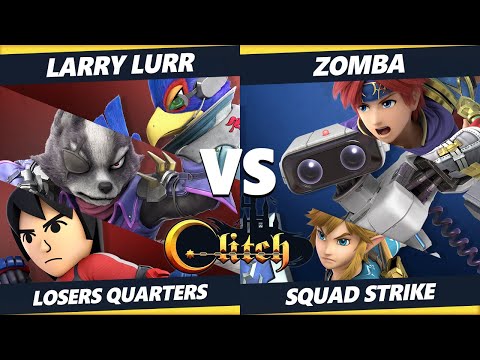 Glitch Konami Code Squad Strike Losers Quarters - Larry Lurr Vs. Zomba SSBU