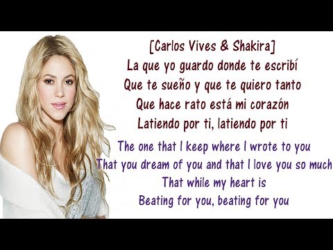 Carlos, Shakira - La Bicicleta - Lyrics English and Spanish - The bicycle - Translation & Meaning